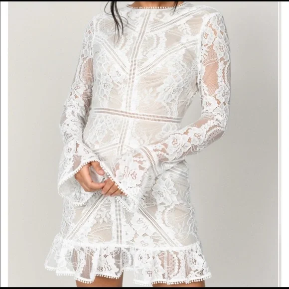 Tobi Dresses | Tobi Nwt Lace Shift Dress In White | Color: White | Size: S | Elli_W's Closet